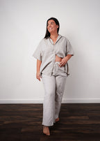 Linen Set Pants + Short Sleeve