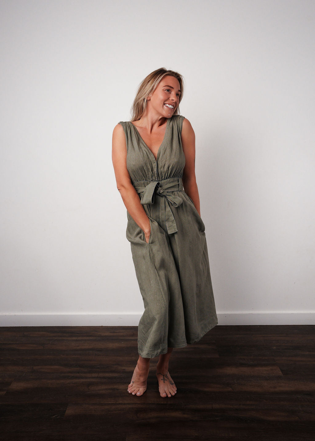 Freya Linen Dress