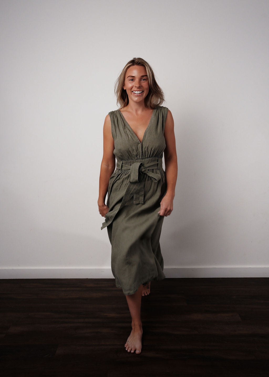 Freya Linen Dress