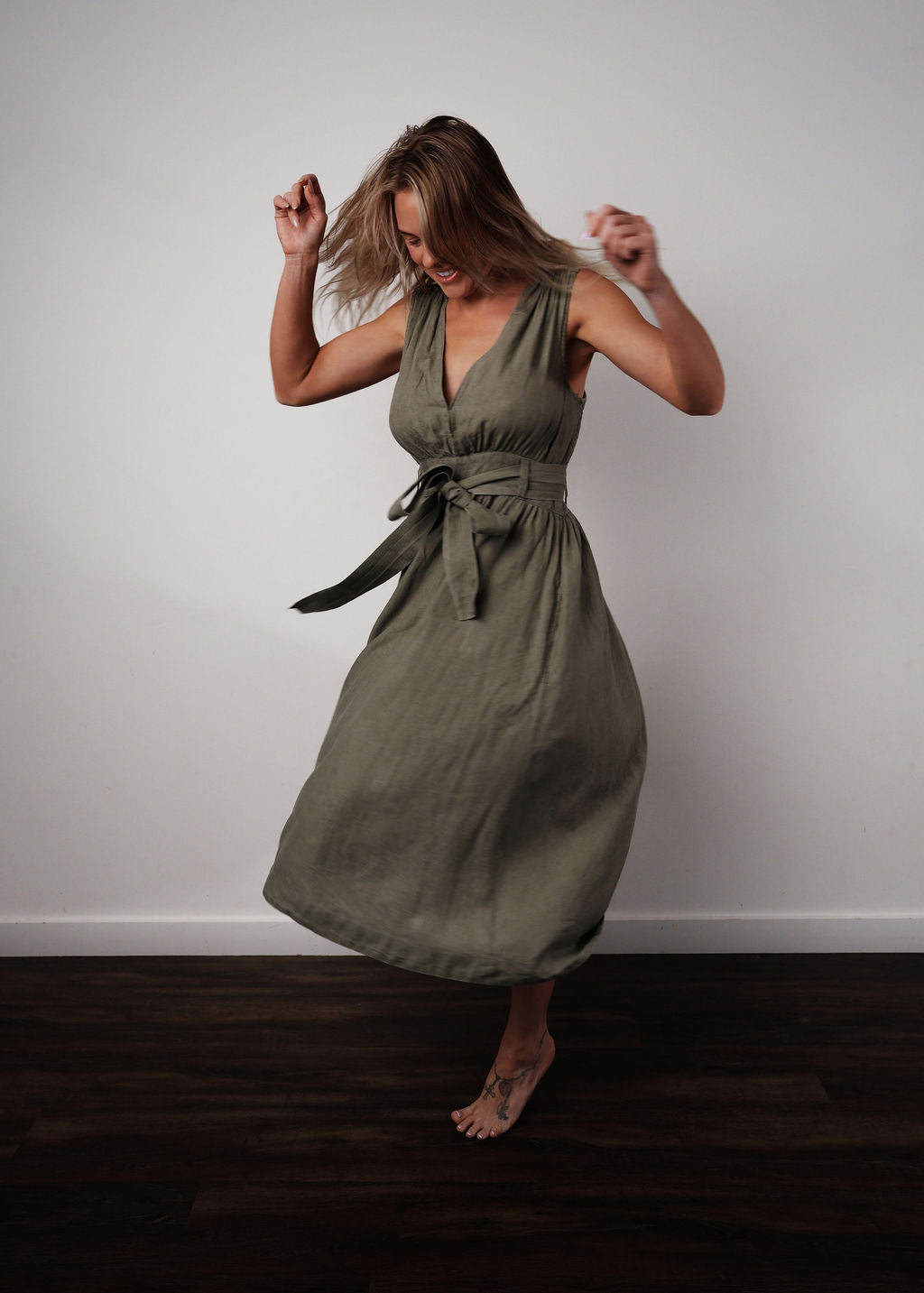 Freya Linen Dress