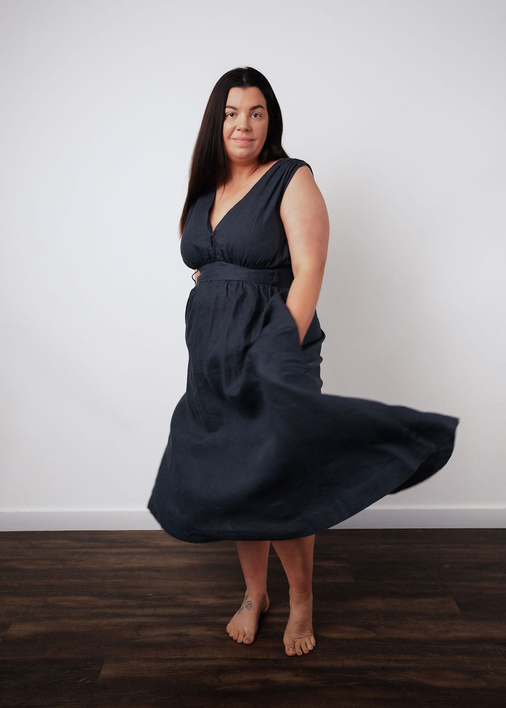 Freya Linen Dress