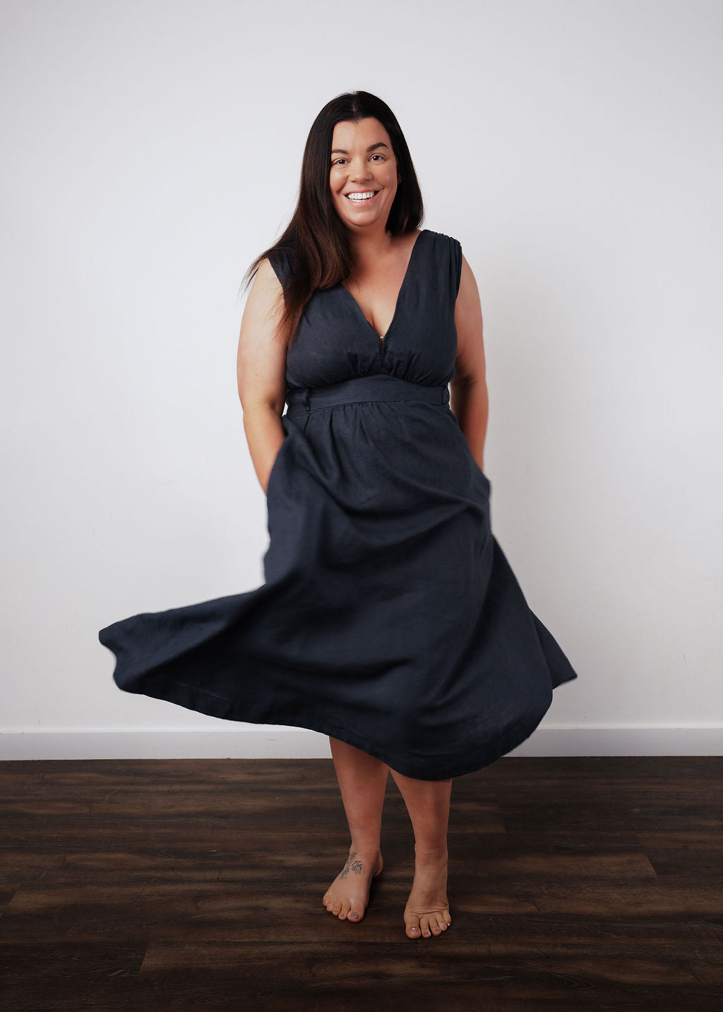 Freya Linen Dress