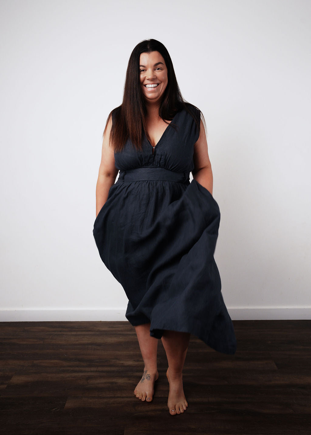 Freya Linen Dress