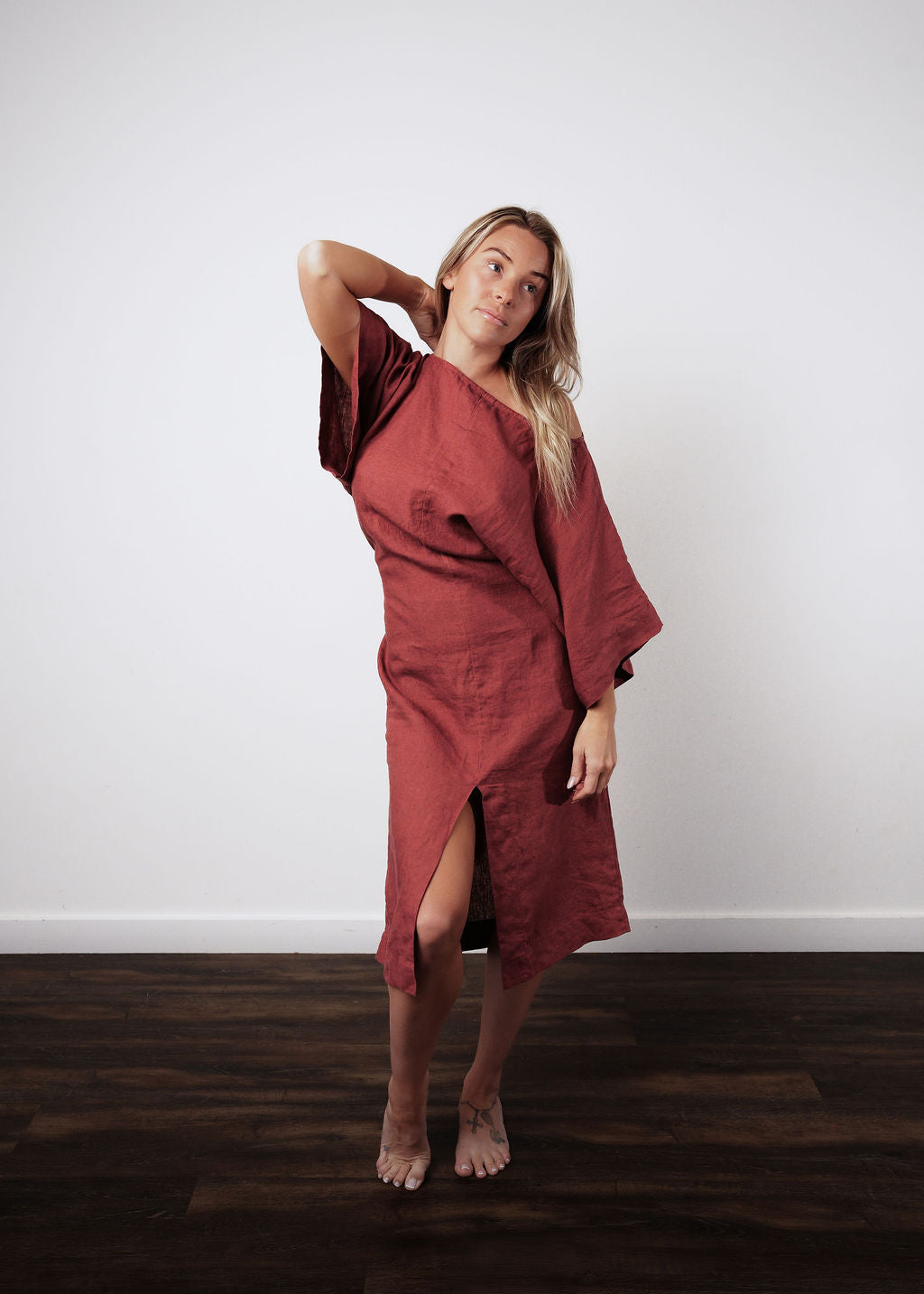 so linen dresses Aurora Dress – Simple Linen Material:Mango Wood Built In Bra Dresses Features a modern square SubItemGroup_Casual