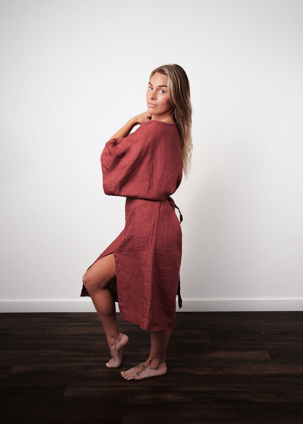 Aurora Linen Dress