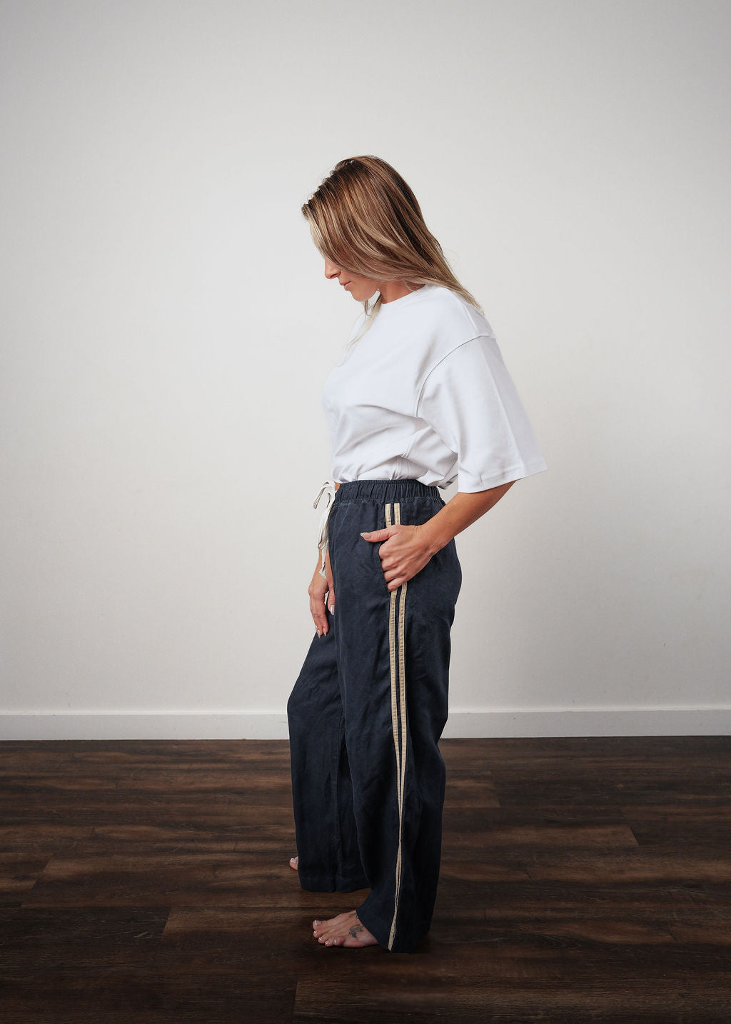 Daize Linen Racer Pant