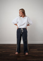 Daize Linen Racer Pant