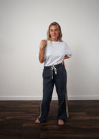 Daize Linen Racer Pant