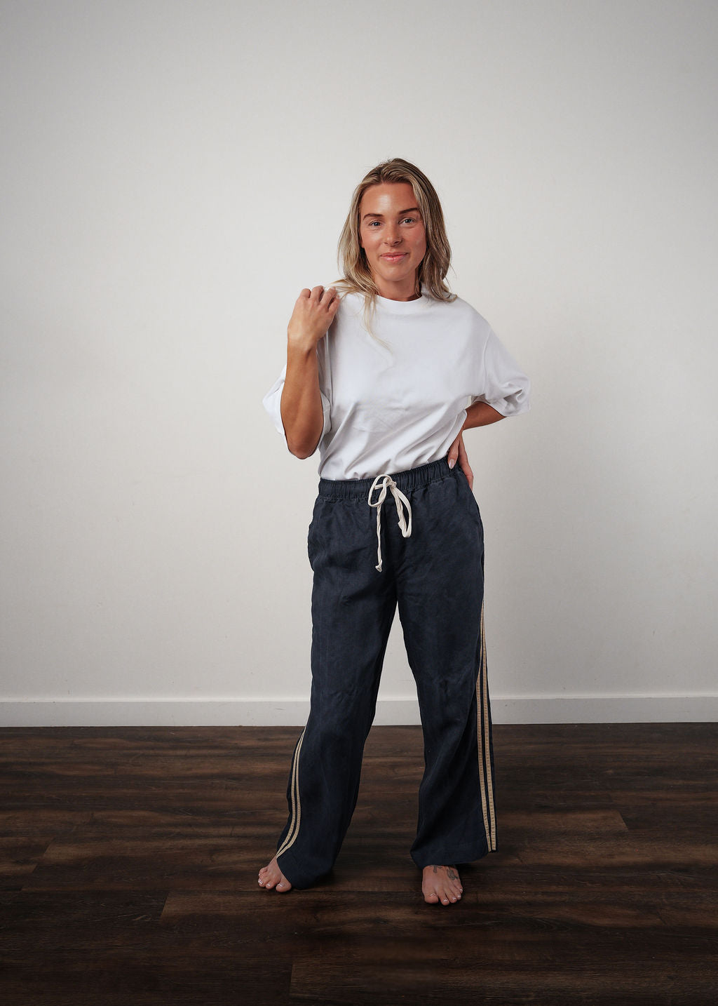 Daize Linen Racer Pant