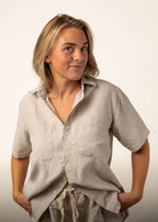 Linen Short Sleeve Set