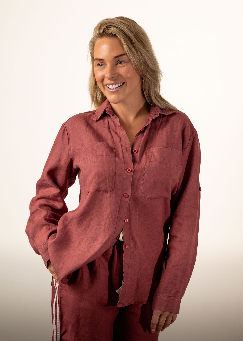 Oversized Linen Shirt