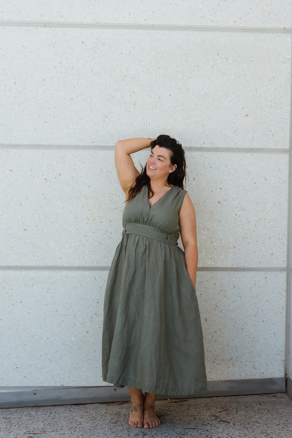 Freya Linen Dress