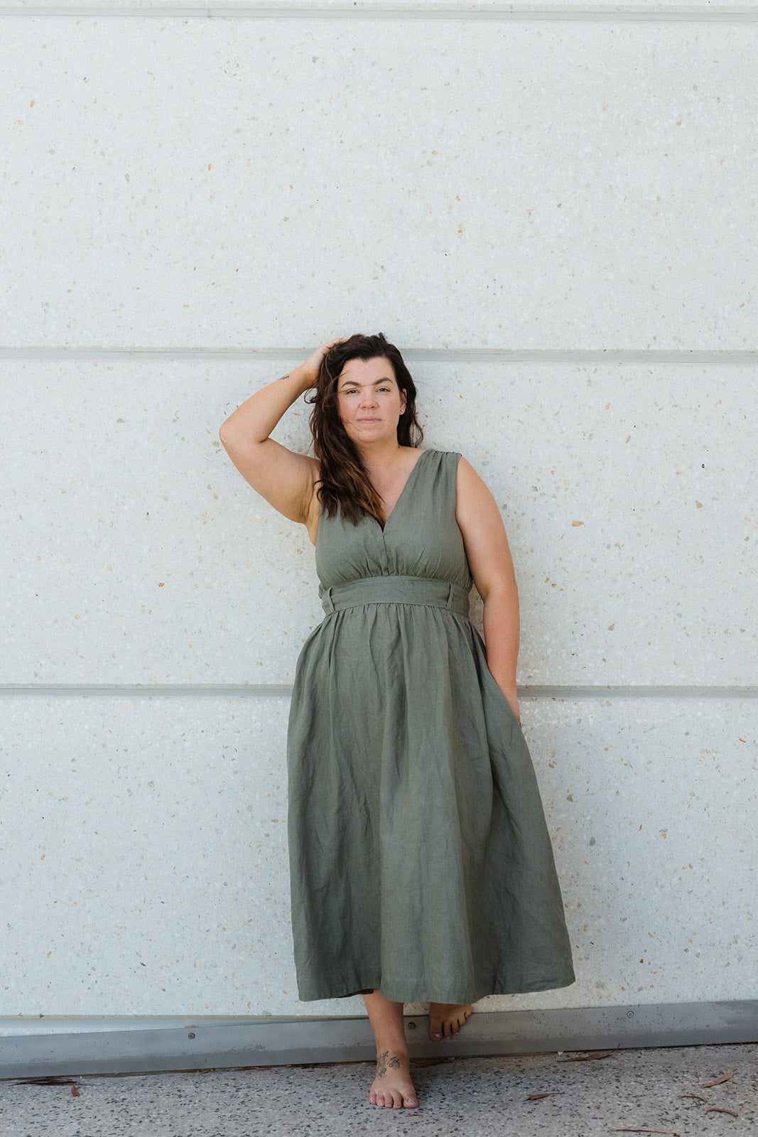 Freya Linen Dress Simple Linen Freya Linen Dress Simple Linen
