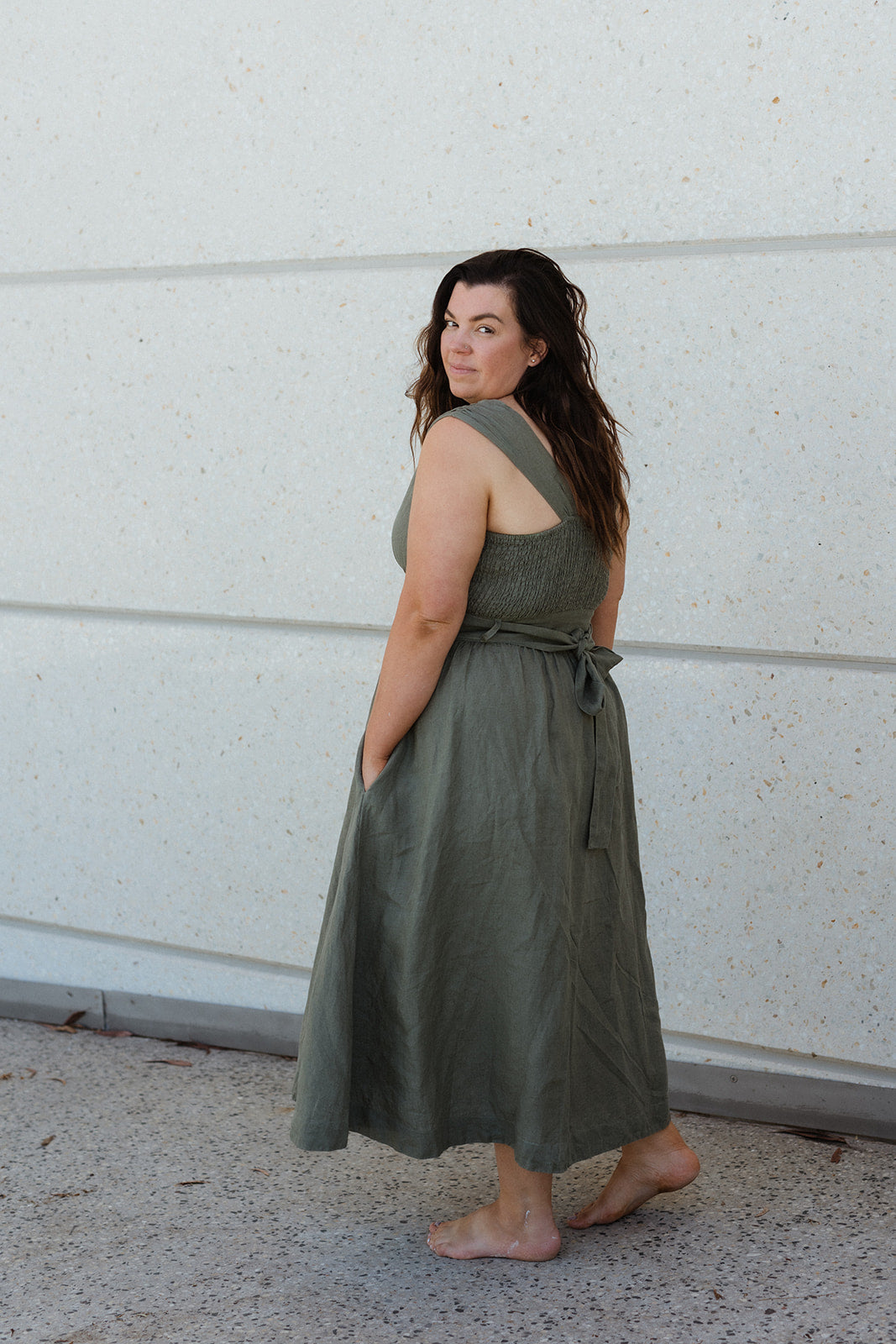 Freya Linen Dress Simple Linen Freya Linen Dress Simple Linen