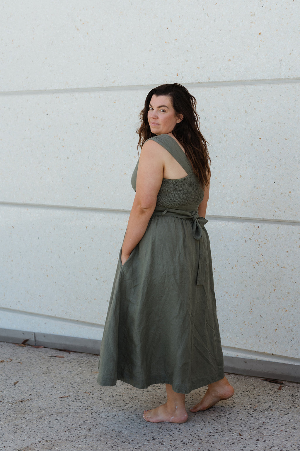 Freya Linen Dress