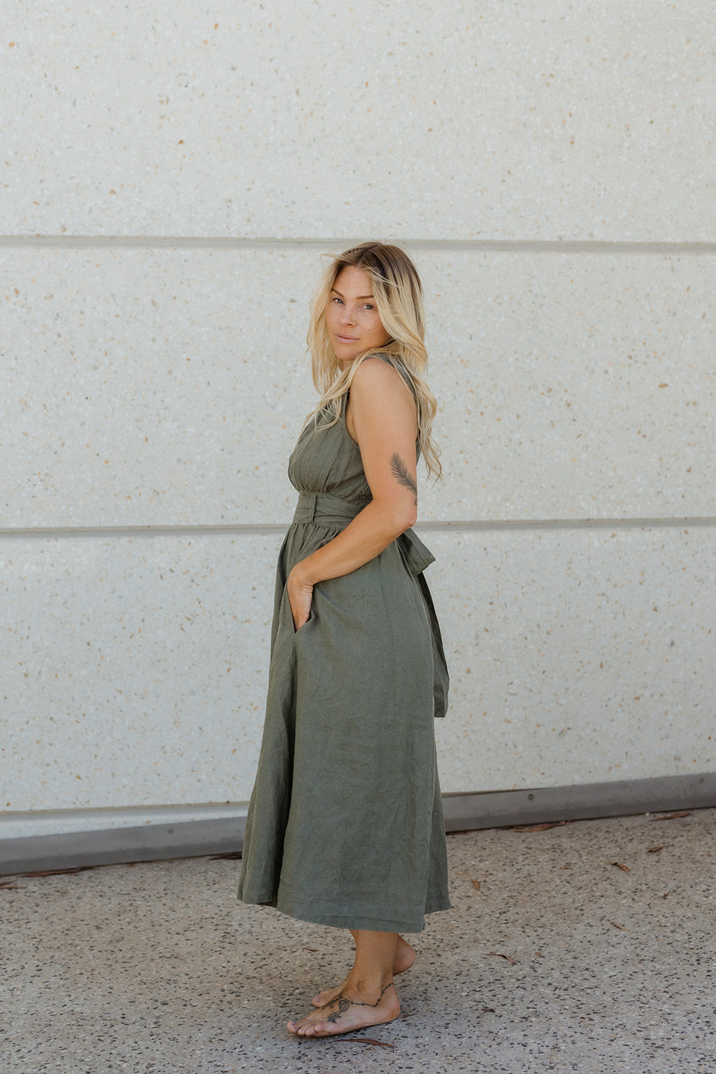 Freya Linen Dress