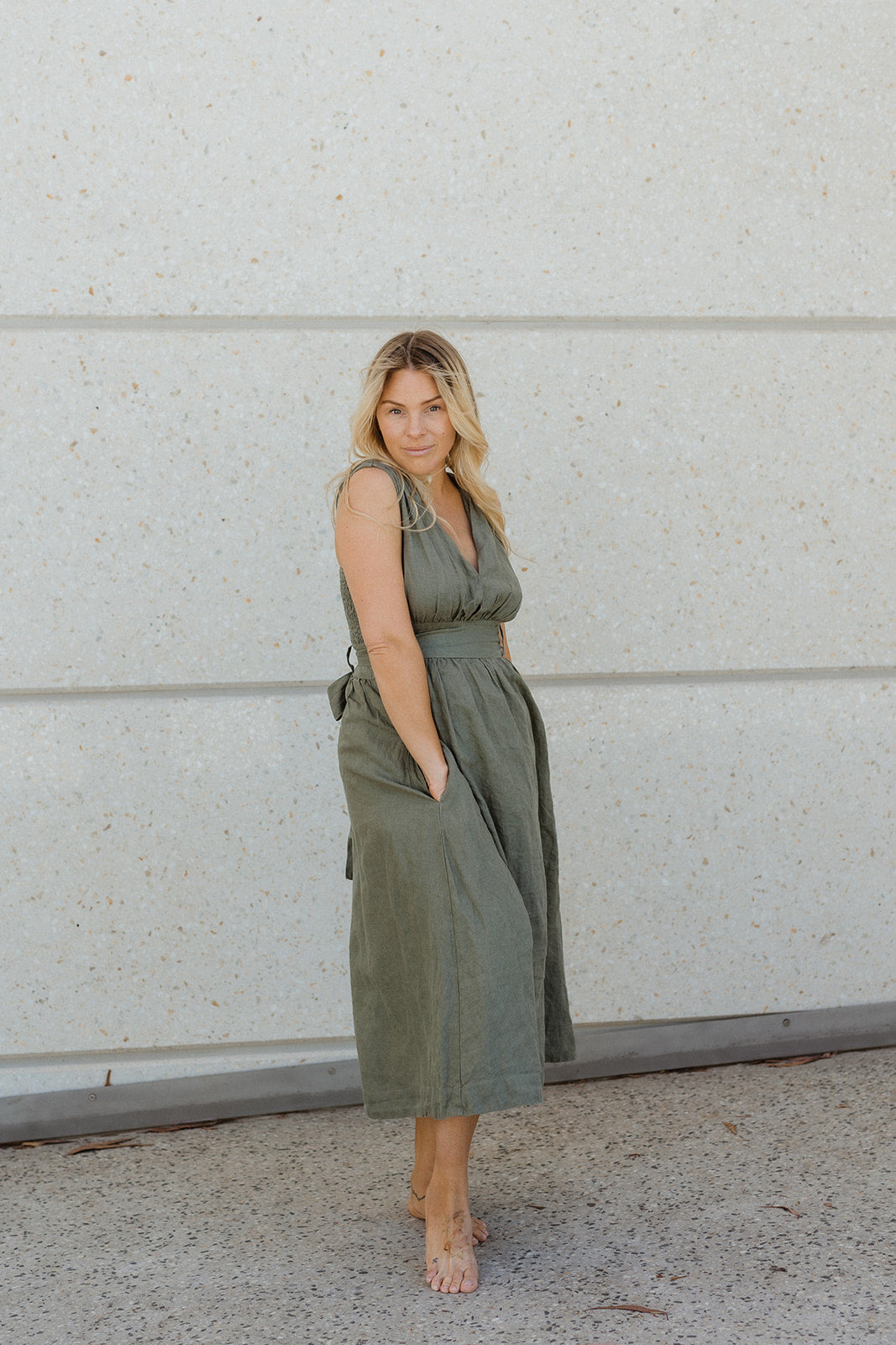 Freya Linen Dress Simple Linen Freya Linen Dress Simple Linen