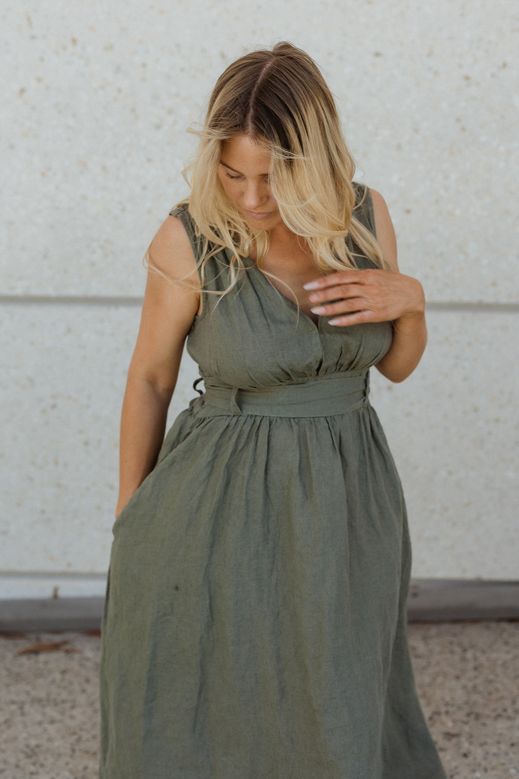 Freya Linen Dress