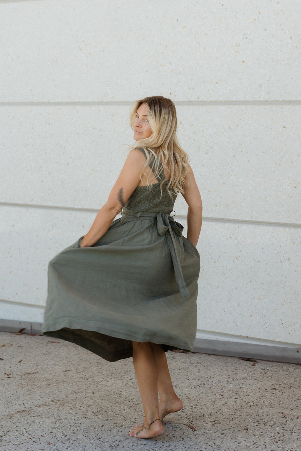 Freya Linen Dress