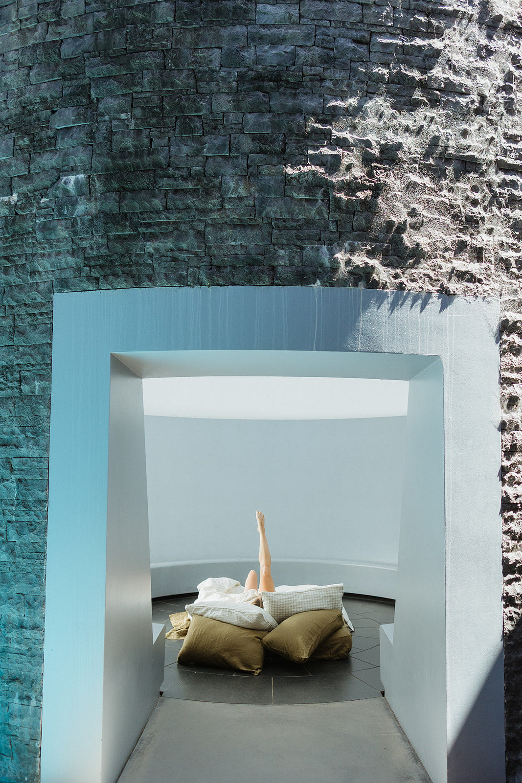 Linen Sheet Set in Olive