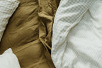 Linen Flat Sheet in Olive