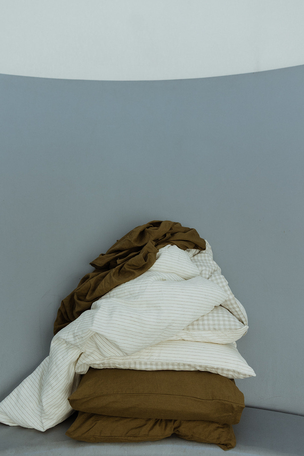 Linen Pillowcases in Olive