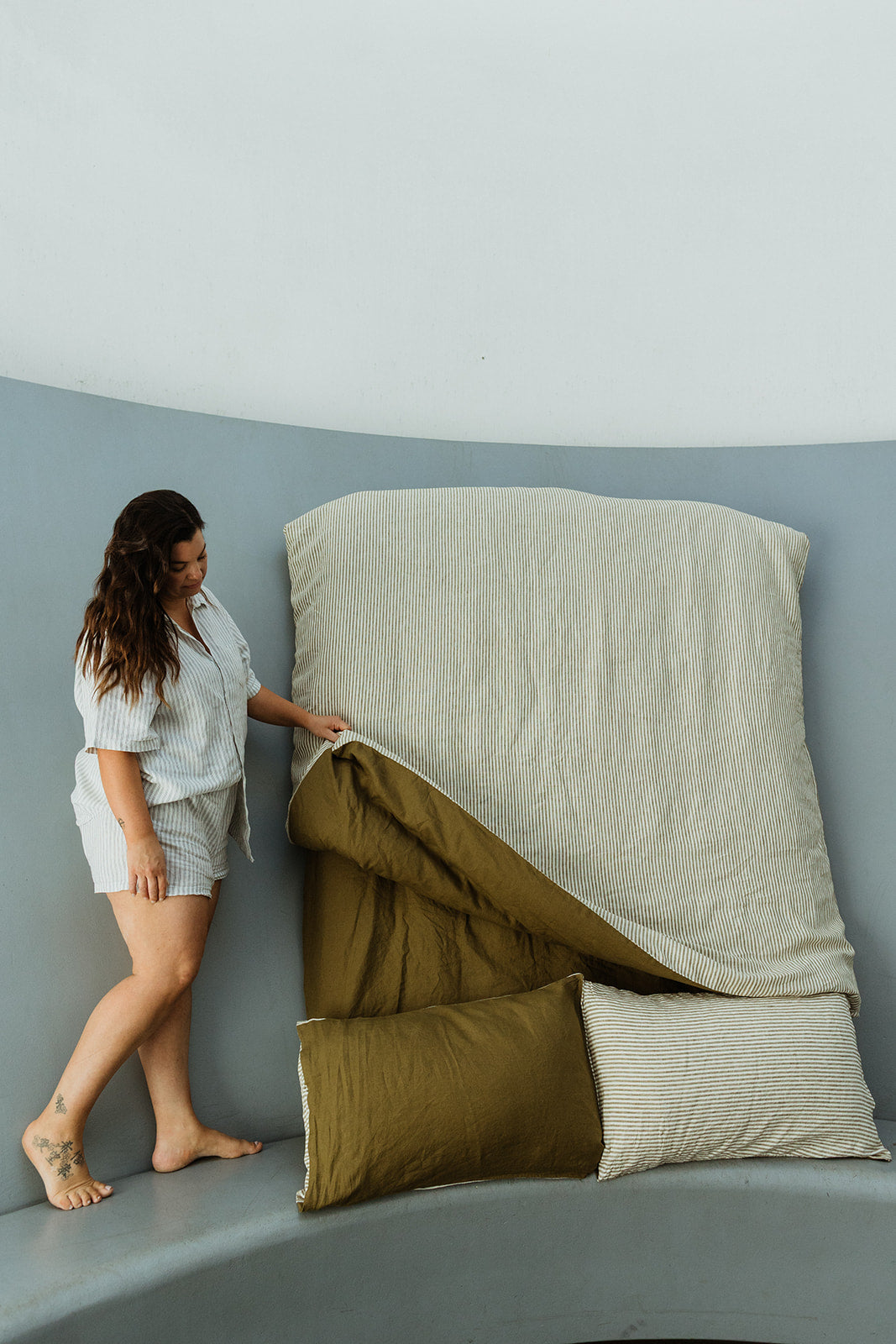 Linen Duvet Cover Set - Liv