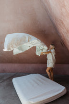 Linen Sheet Set in Pinstripe