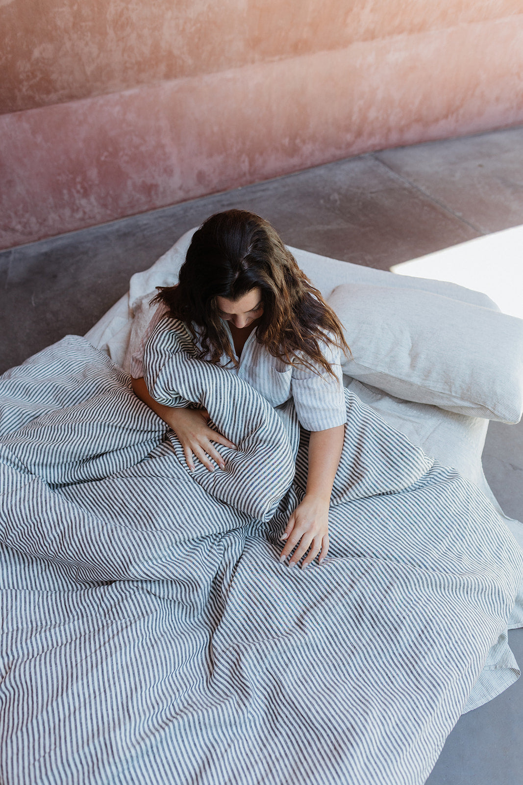 Linen Duvet Cover Set - Ida