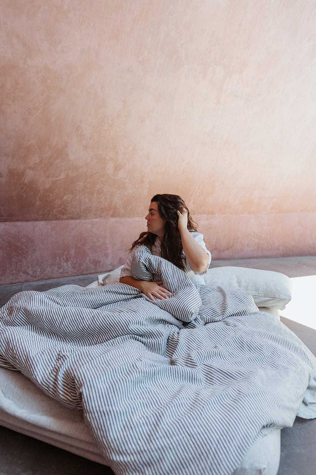 Linen Duvet Cover Set - Ida