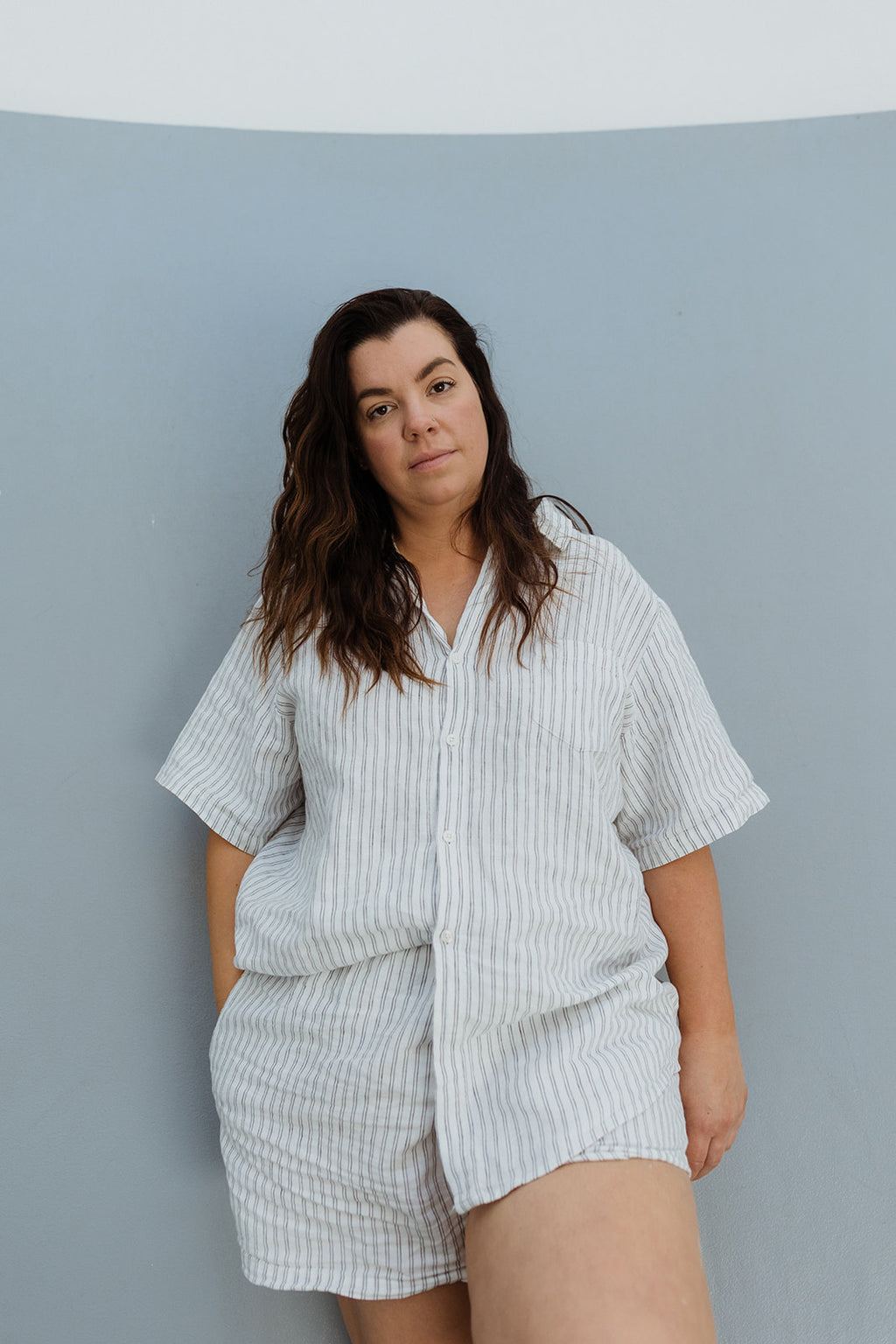 Linen Short Sleeve Set