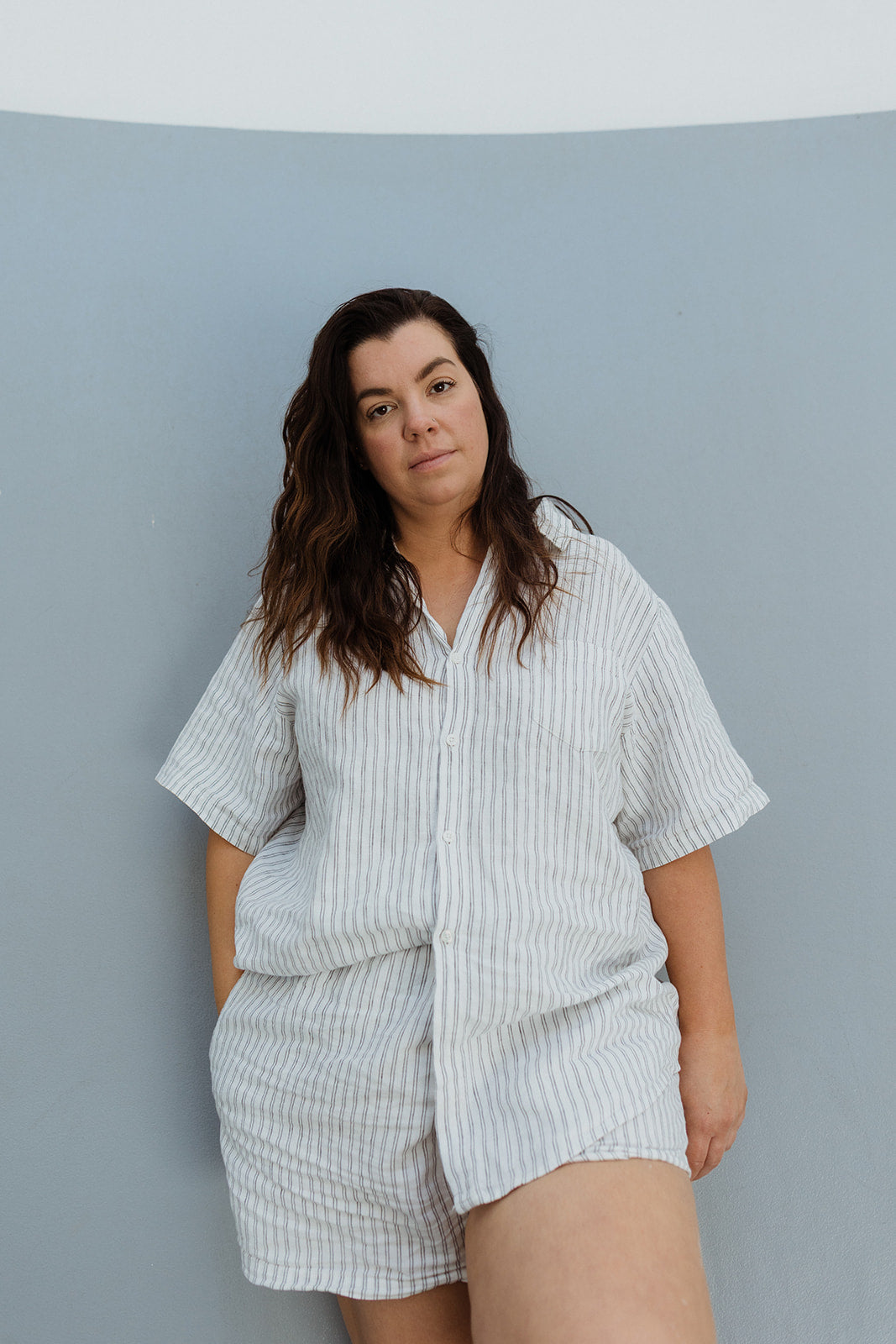 Linen Short Sleeve Set