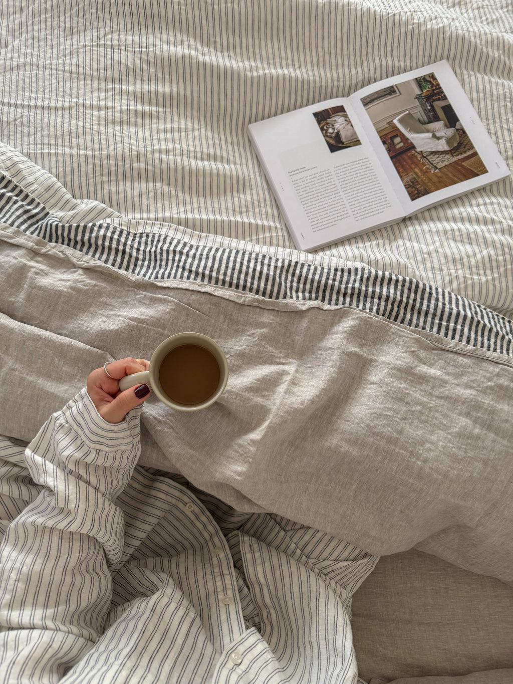 Linen Duvet Cover Set - Ida